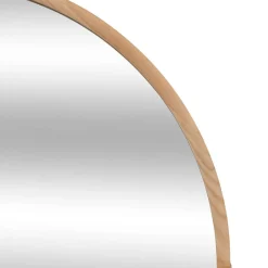 Miroir arche en bois - 60 x 90 cm - Beige