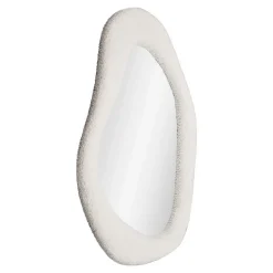 Miroir avec Cadre Bosa, Blanc, Verre, 46,5x61x3,5 cm, Seven Design