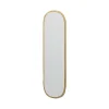 Miroir Calypso, Verre miroité, Objet d'ameublement mural, Décoration avec miroir, 40x2h120 cm, Chêne