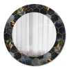 Miroir Circulaire avec Cadre Imprimé Décoratif Tulup 50 cm - 36 cm Marbre Hexagonal