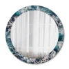 Miroir Circulaire avec Cadre Imprimé Décoratif Tulup 90 cm - 76 cm Mer Agitée