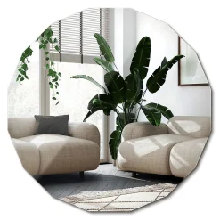 Miroir Décoratif Multi-Facettes Wallfluent 100 x 100 cm Salle À Manger & Intérieurs Modernes