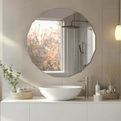 Miroir Décoratif Multi-Facettes Wallfluent 100 x 100 cm Salle À Manger & Intérieurs Modernes