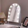 Miroir de maquillage hollywood coiffeuse avec lumière Arche 30x41cm