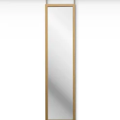Miroir de porte rectangulaire effet bois 30 x 120cm Dada Art