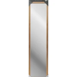 Miroir de porte rectangulaire effet bois 30 x 120cm Dada Art