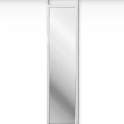 Miroir de porte rectangulaire blanc 30 x 120cm Dada Art