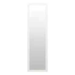 Miroir de porte rectangulaire blanc l.35 x H.125