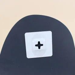 Miroir doré forme organique 40x25cm