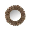 Miroir en bois naturel 66x4x66 cm