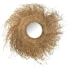 Miroir en jonc naturel diamètre 90cm