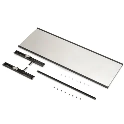Miroir extractible pour l'intérieur de l'armoire Noir texturé