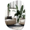 Miroir forme originale Wallfluent 79 x 57 cm pour le salon chambre