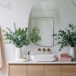 Miroir forme originale Wallfluent 79 x 57 cm pour le salon chambre