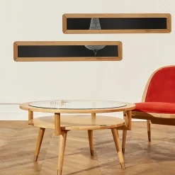 Miroir HUGUETTE Style contemporain en chêne naturel