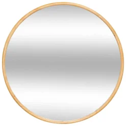 Miroir Kim marron D75cm - Atmosphera