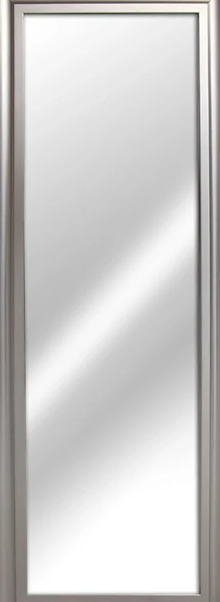 Miroir modern Dada Art l.40 x H.140 cm gris argent