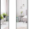 Miroir Mural Haute Définition avec Membrane Antidéflagrante Miroir Pleine Longueur Suspendu