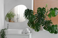 Miroir Mural Irrégulier Wallfluent 68 x 67cm Miroir Déco Forme Libre Pour Chambre Ou Couloir