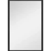 Miroir mural rectangulaire dim. 40L x 60H cm cadre bois noir