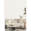 Miroir mural rectangulaire dim. 40L x 60H cm cadre bois blanc