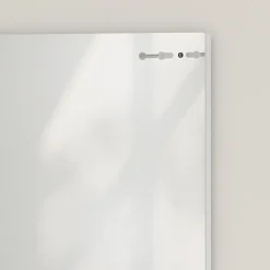 Miroir mural salle de bain - étagère - 50 x 60 cm - blanc