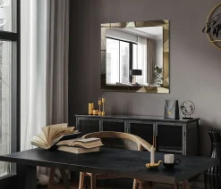 Miroir Mural Tulup 60x60 cm Formes Géométriques Pour Chambre