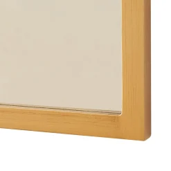 Miroir mural Villalago forme fenêtre arrondie 80 x 60 cm en.casa