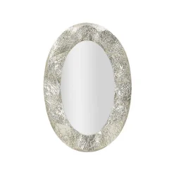 Miroir ovale en métal Argelux 87.5x6.5x128 cm