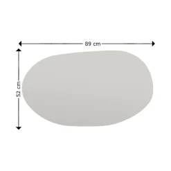 Miroir Pelagus, Verre miroité, Objet d'ameublement mural, Décoration avec miroir, 52x2h89 cm, Noir