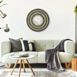 Miroir rond corde Dada Art Ø52 cm noir