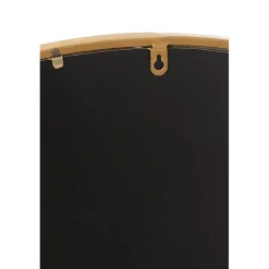 Miroir rond en métal doré 50x50x2 cm