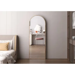 Miroir ROSALIA 60x160 cm Finition chene vieilli Grand miroir sur pied Charme rustique