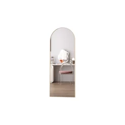 Miroir ROSALIA 60x160 cm Finition chene vieilli Grand miroir sur pied Charme rustique