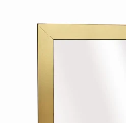 Miroir sur pied BD Art pour dressing style scandinave 155x35,8 cm couleur doré 1 pièce
