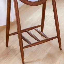 Miroir sur pied en bois de manguier Joyce
