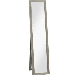 Miroir sur pied et mural rectangulaire dim. 37L x 40l x 157H cm aspect bois gris