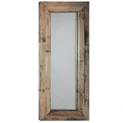 Miroir Wood bois clair L.140 x l.40 cm