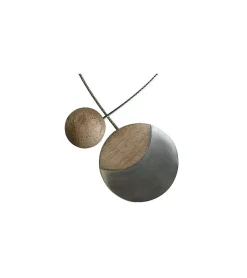 MOONA - Embrasse Magnétique - Bois & Métal Brossé