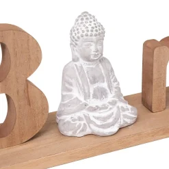 Mot à poser bouddha Bonheur H11 - 5 cm - Atmosphera