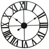 NEDIS Horloge murale 60 cm Analogiques Noir Rétro BALANCE