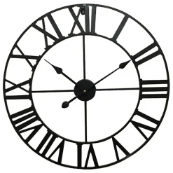NEDIS Horloge murale 60 cm Analogiques Noir Rétro BALANCE