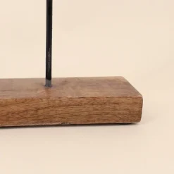 Objet déco feuille en bois 44cm