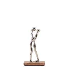 Objet déco silhouette couple 19cm
