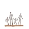 Objet déco silhouette famille 20cm
