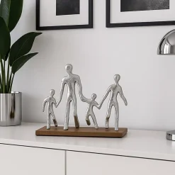 Objet déco silhouette famille 20cm