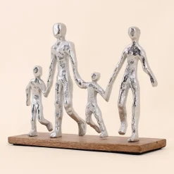 Objet déco silhouette famille 20cm
