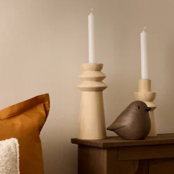 Oiseau céramique Automne H.12cm tabac - Atmosphera