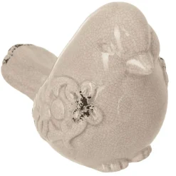 Oiseau Garden - céramique - 9 - 5x7 cm - Beige- Atmosphera