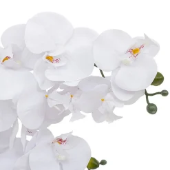 Orchidée artificielle Riva H60cm blanc - Atmosphera